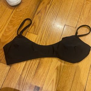 Black aerie bikini top